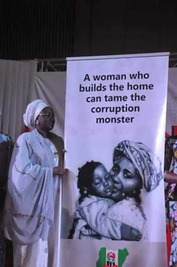Aisha Buhari Launches Nigerian WomenAgainst Corruption (photo)
